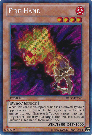 Fire Hand [DRLG-EN046] Secret Rare | The CG Realm