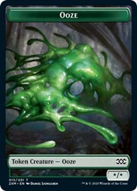 Ooze // Wurm (030) Double-Sided Token [Double Masters Tokens] | The CG Realm