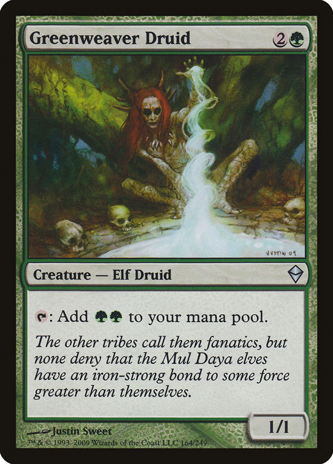 Greenweaver Druid [Zendikar] | The CG Realm