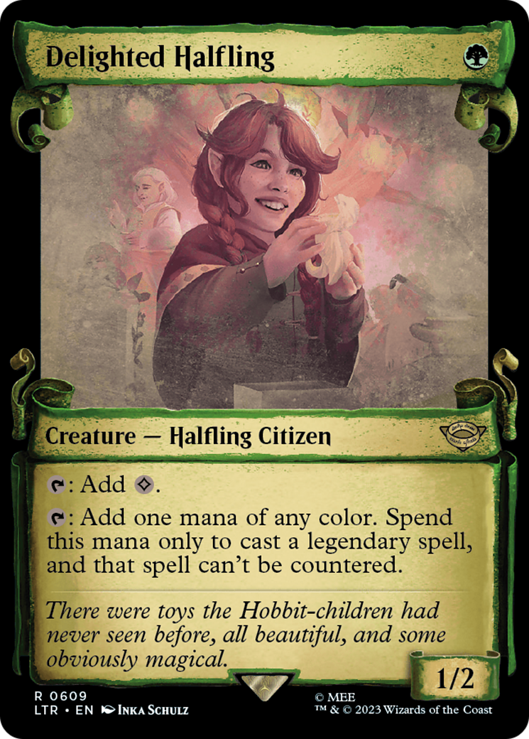 Delighted Halfling [The Lord of the Rings: Tales of Middle-Earth Showcase Scrolls] | The CG Realm