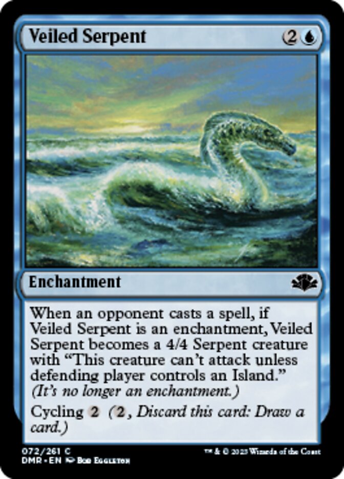 Veiled Serpent [Dominaria Remastered] | The CG Realm