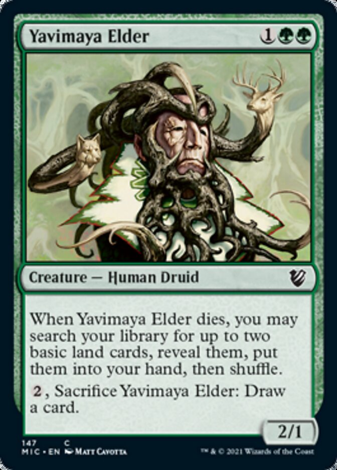 Yavimaya Elder [Innistrad: Midnight Hunt Commander] | The CG Realm