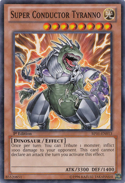 Super Conductor Tyranno [BP01-EN013] Starfoil Rare | The CG Realm