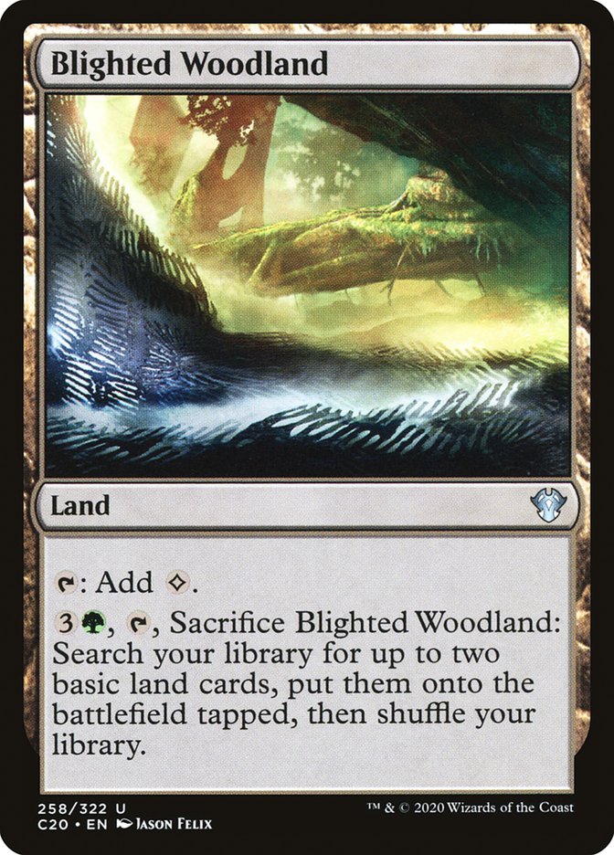 Blighted Woodland [Commander 2020] | The CG Realm