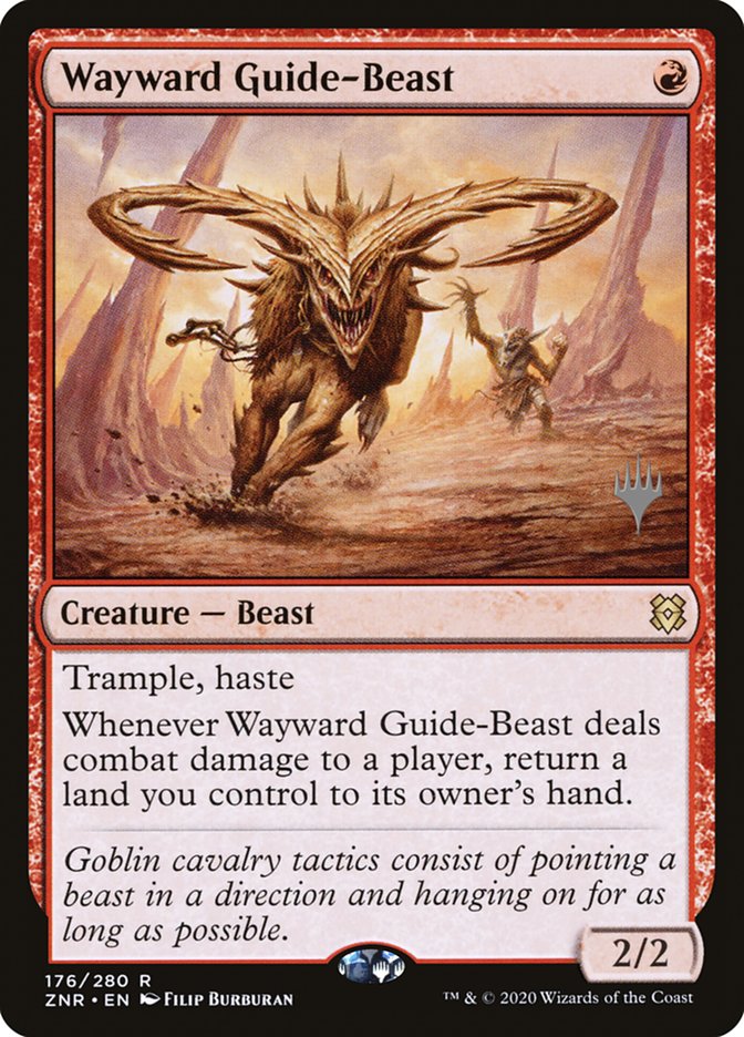 Wayward Guide-Beast (Promo Pack) [Zendikar Rising Promos] | The CG Realm