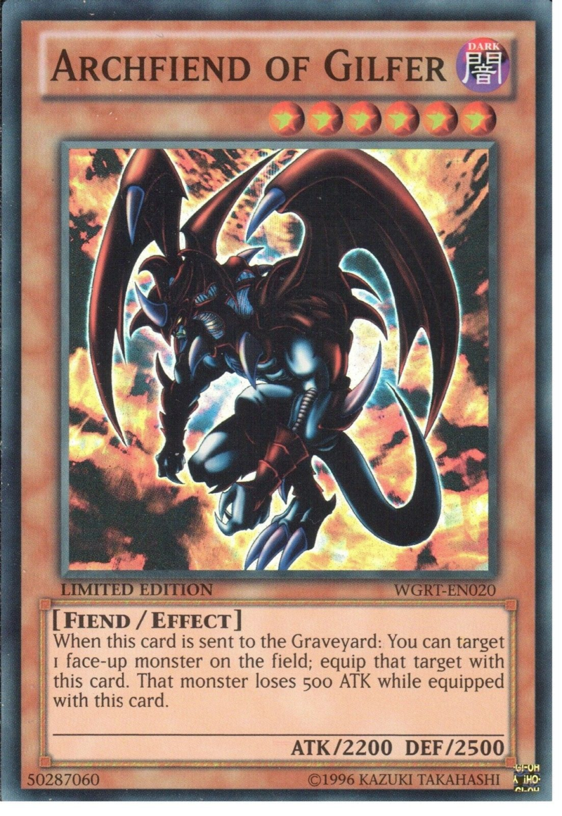 Archfiend of Gilfer [WGRT-EN020] Super Rare | The CG Realm