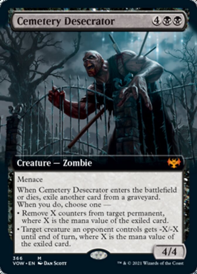 Cemetery Desecrator (Extended Art) [Innistrad: Crimson Vow] | The CG Realm