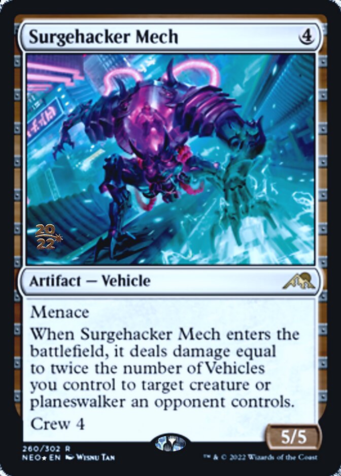 Surgehacker Mech [Kamigawa: Neon Dynasty Prerelease Promos] | The CG Realm