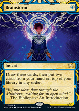 Brainstorm (Foil Etched) [Strixhaven: School of Mages Mystical Archive] | The CG Realm