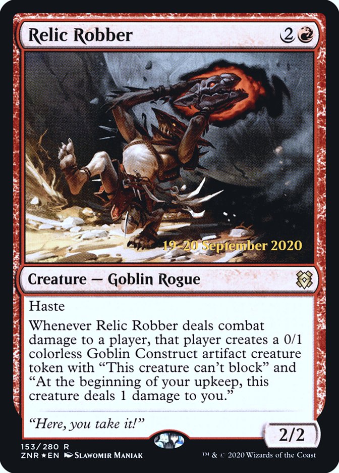 Relic Robber [Zendikar Rising Prerelease Promos] | The CG Realm