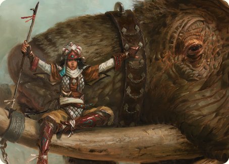 Tuskguard Captain Art Card [Commander Masters Art Series] | The CG Realm