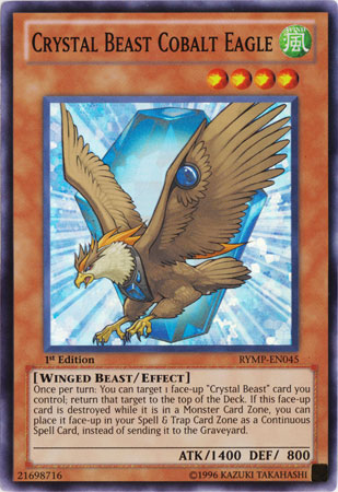 Crystal Beast Cobalt Eagle [RYMP-EN045] Super Rare | The CG Realm