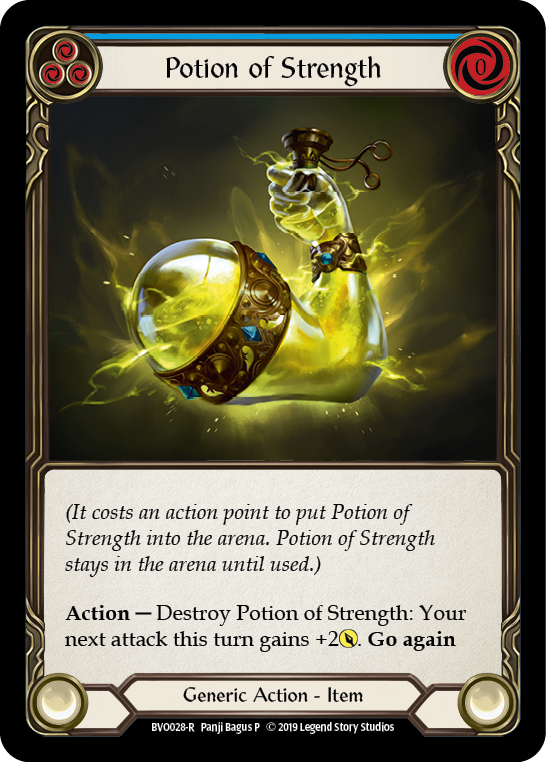 Potion of Strength [BVO028-R] (Bravo Hero Deck)  1st Edition Normal | The CG Realm