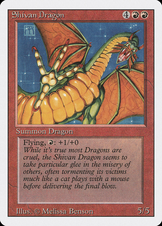 Shivan Dragon [Revised Edition] | The CG Realm