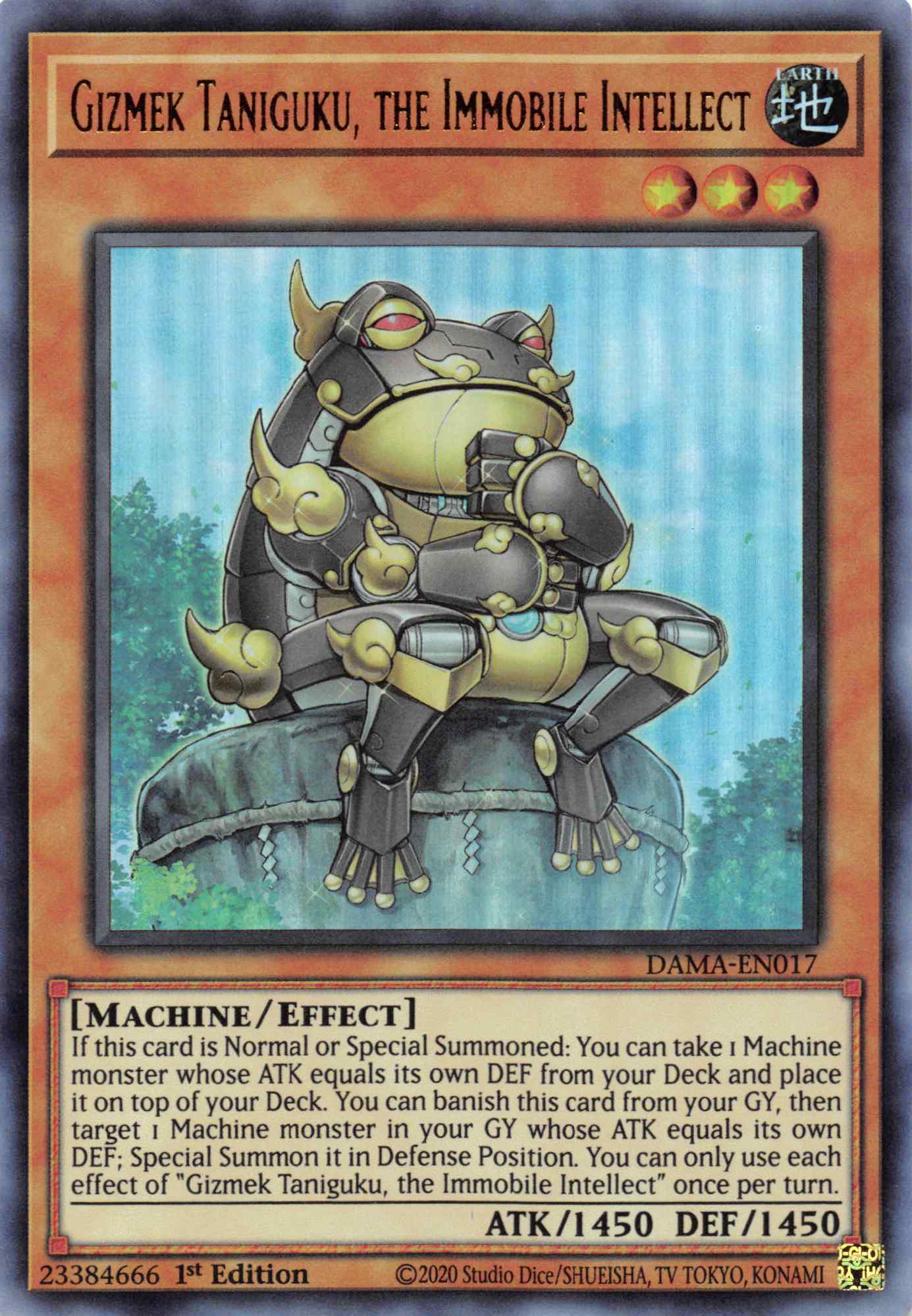 Gizmek Taniguku, the Immobile Intellect [DAMA-EN017] Ultra Rare | The CG Realm