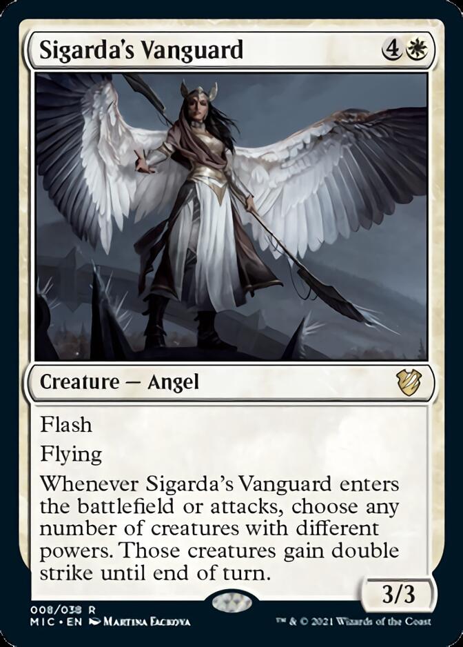 Sigarda's Vanguard [Innistrad: Midnight Hunt Commander] | The CG Realm