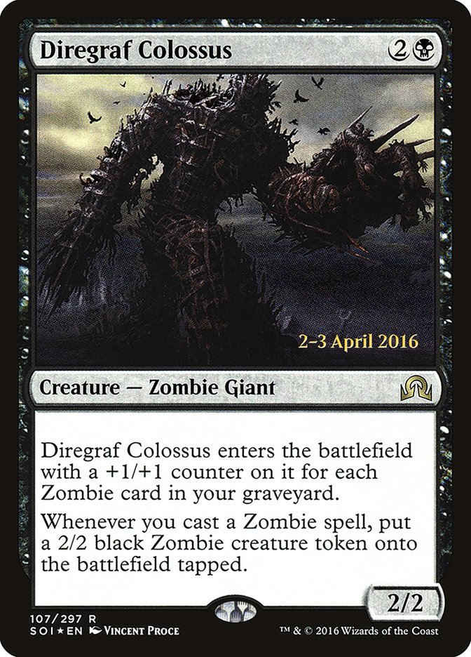 Diregraf Colossus [Shadows over Innistrad Prerelease Promos] | The CG Realm