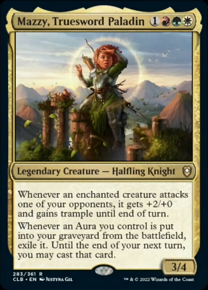 Mazzy, Truesword Paladin [Commander Legends: Battle for Baldur's Gate] | The CG Realm