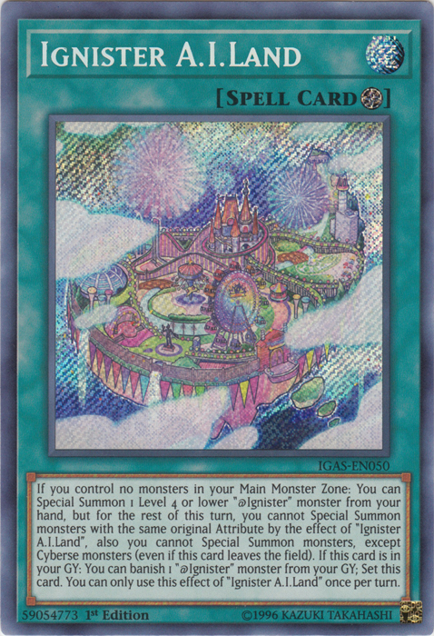 Ignister A.I.Land [IGAS-EN050] Secret Rare | The CG Realm