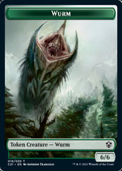 Wurm // Kraken Double-Sided Token [Commander 2021 Tokens] | The CG Realm