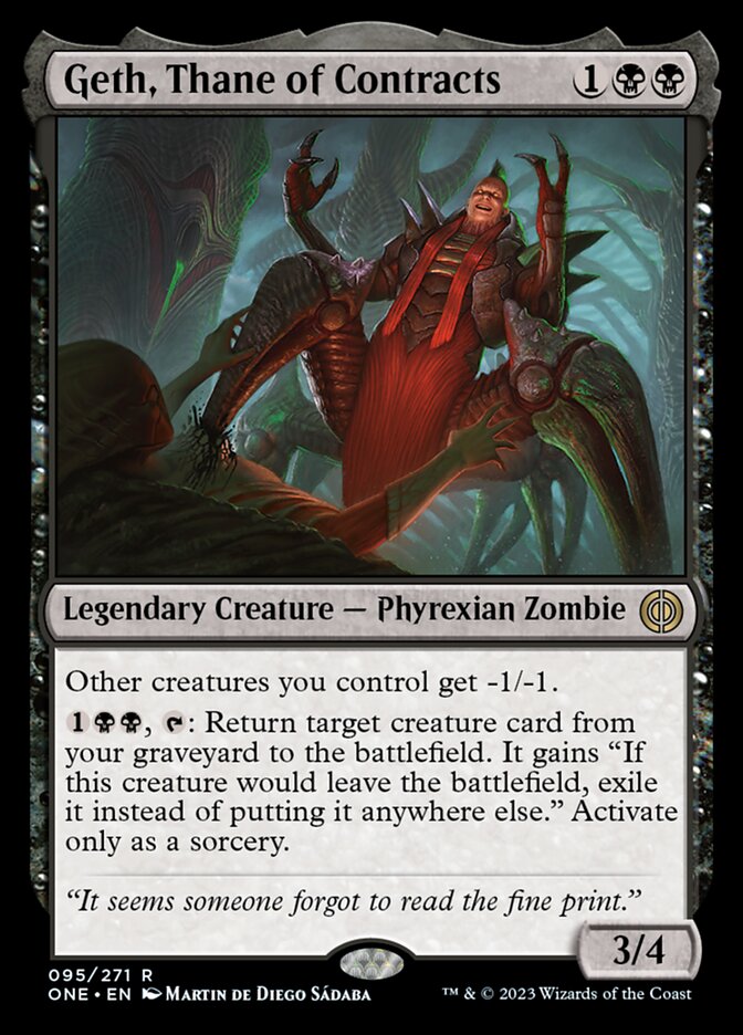 Geth, Thane of Contracts [Phyrexia: All Will Be One] | The CG Realm