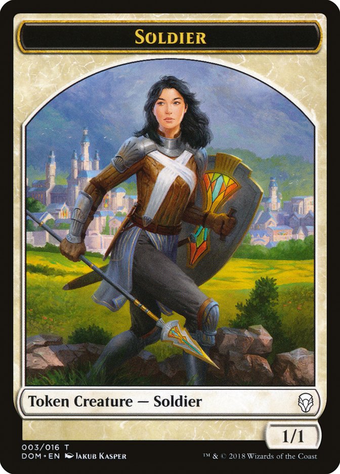 Soldier Token [Dominaria Tokens] | The CG Realm