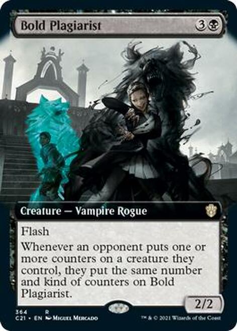 Bold Plagiarist (Extended Art) [Commander 2021] | The CG Realm