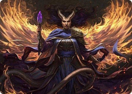 Farideh, Devil's Chosen Art Card [Dungeons & Dragons: Adventures in the Forgotten Realms Art Series] | The CG Realm