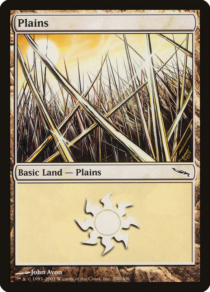 Plains (290) [Mirrodin] | The CG Realm