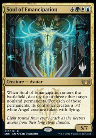 Soul of Emancipation (Promo Pack) [Streets of New Capenna Promos] | The CG Realm