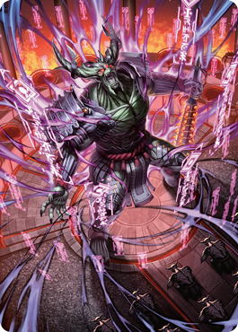 Hidetsugu, Devouring Chaos Art Card [Kamigawa: Neon Dynasty Art Series] | The CG Realm