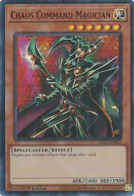 Chaos Command Magician (Red) [LDS3-EN083] Ultra Rare | The CG Realm