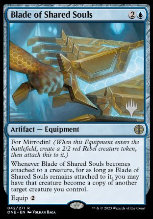 Blade of Shared Souls (Promo Pack) [Phyrexia: All Will Be One Promos] | The CG Realm