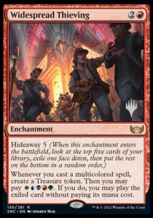 Widespread Thieving (Promo Pack) [Streets of New Capenna Promos] | The CG Realm