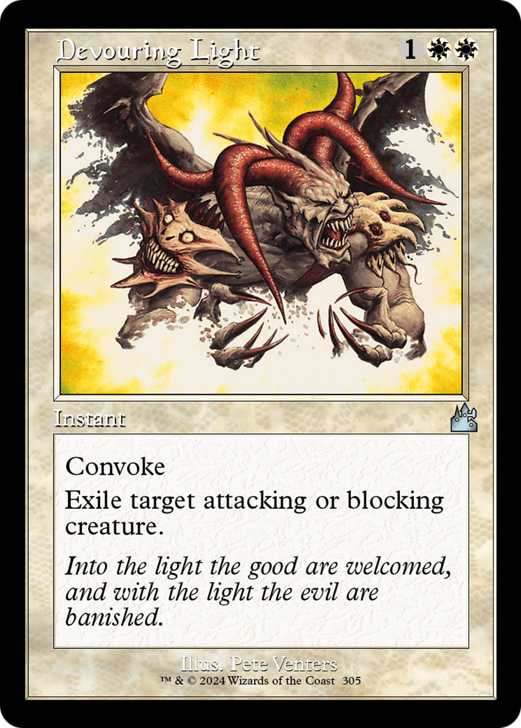 Devouring Light (Retro Frame) [Ravnica Remastered] | The CG Realm