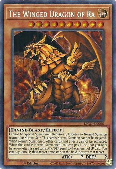 The Winged Dragon of Ra [KICO-EN065] Secret Pharaoh's Rare | The CG Realm