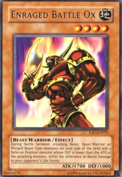 Enraged Battle Ox [IOC-EN070] Rare | The CG Realm