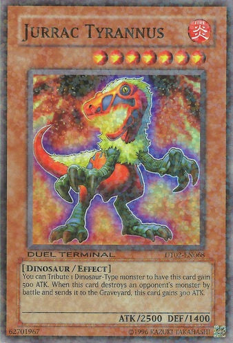 Jurrac Tyrannus [DT02-EN068] Super Rare | The CG Realm