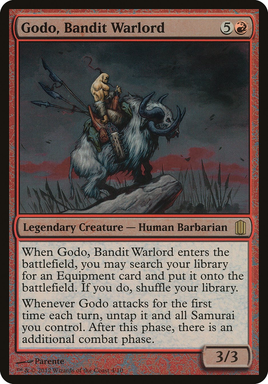 Godo, Bandit Warlord (Oversized) [Commander's Arsenal Oversized] | The CG Realm