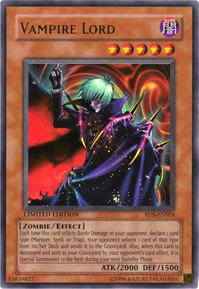 Vampire Lord [RDS-ENSE4] Ultra Rare | The CG Realm