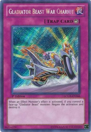 Gladiator Beast War Chariot [LCGX-EN266] Secret Rare | The CG Realm