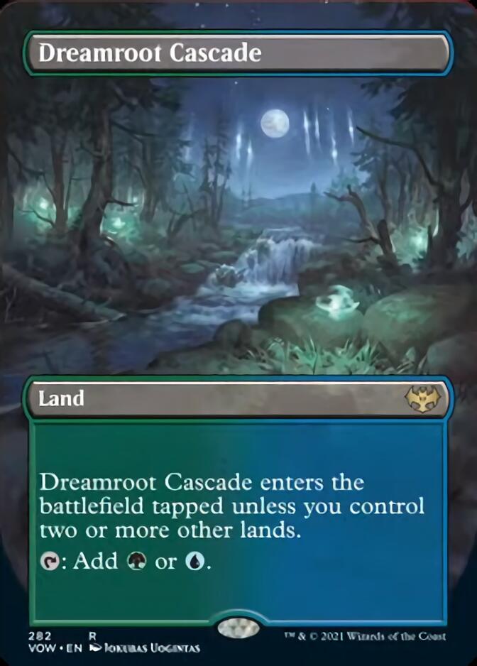 Dreamroot Cascade (Borderless Alternate Art) [Innistrad: Crimson Vow] | The CG Realm