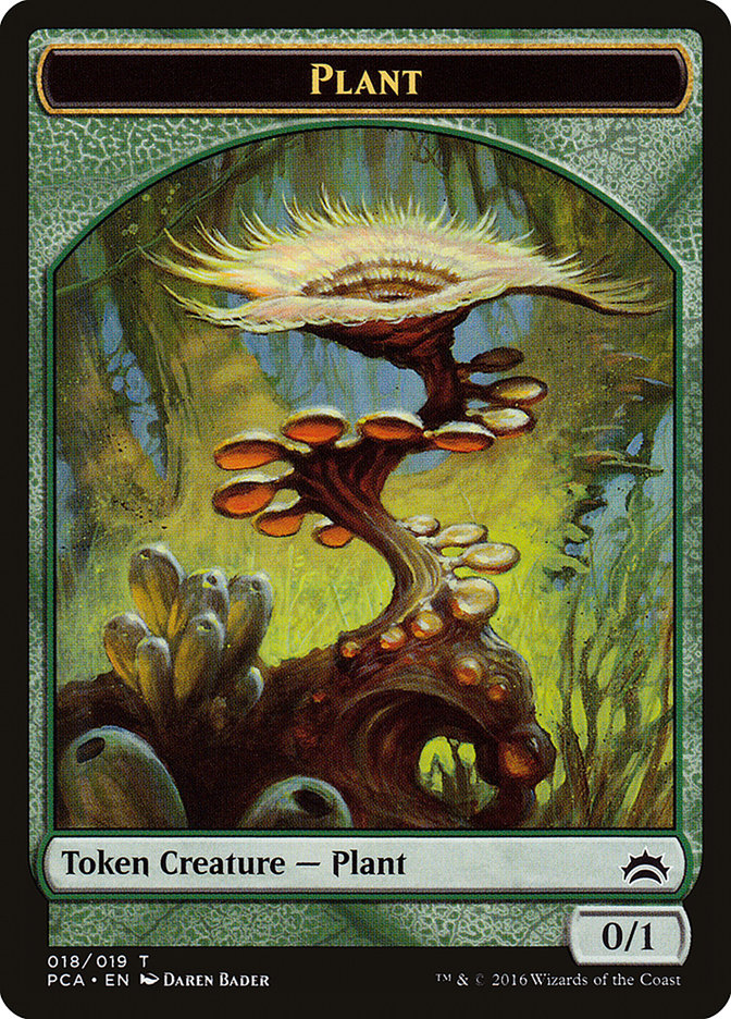 Plant // Ooze (016) Double-Sided Token [Planechase Anthology Tokens] | The CG Realm