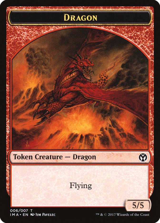 Dragon Token (006/007) [Iconic Masters Tokens] | The CG Realm