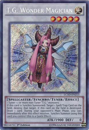 T.G. Wonder Magician [LC5D-EN213] Secret Rare | The CG Realm