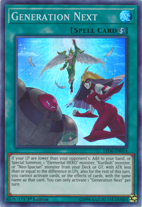 Generation Next [LED6-EN014] Super Rare | The CG Realm