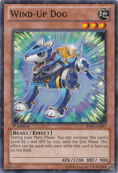 Wind-Up Dog [BP01-EN167] Starfoil Rare | The CG Realm