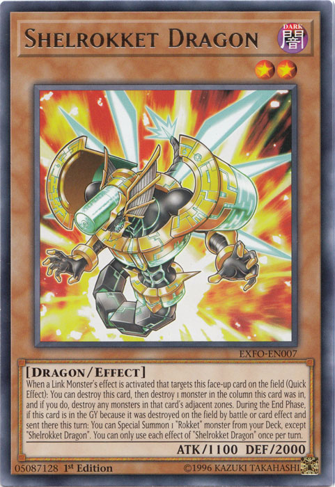 Shelrokket Dragon [EXFO-EN007] Rare | The CG Realm