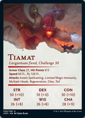 Tiamat Art Card [Dungeons & Dragons: Adventures in the Forgotten Realms Art Series] | The CG Realm