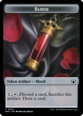 Blood // Shapeshifter Double-Sided Token [March of the Machine Commander Tokens] | The CG Realm